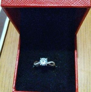 1 Caret VVSI Moissanite Solitaire Ring